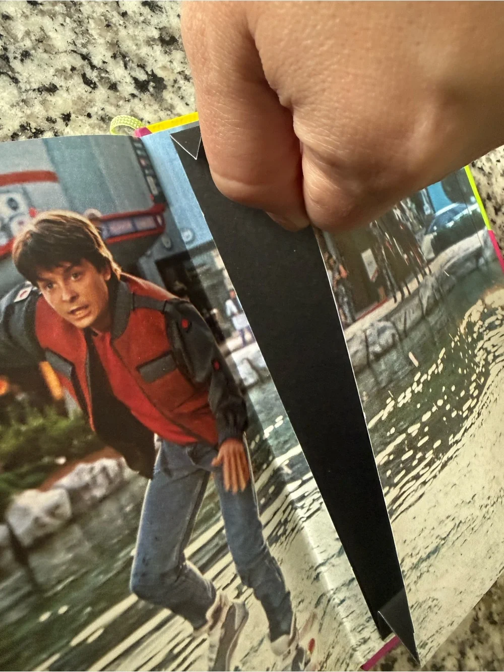Back to the Future Pt II Lined Page Notebook